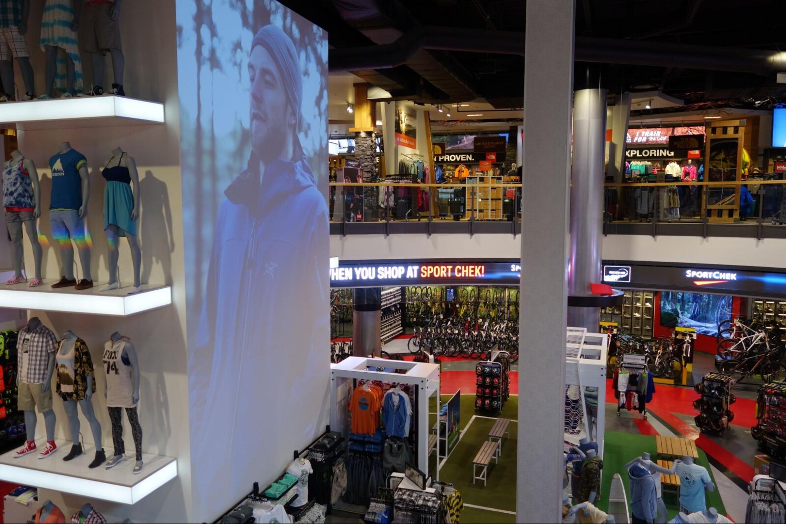 Sport Chek · Store Displays